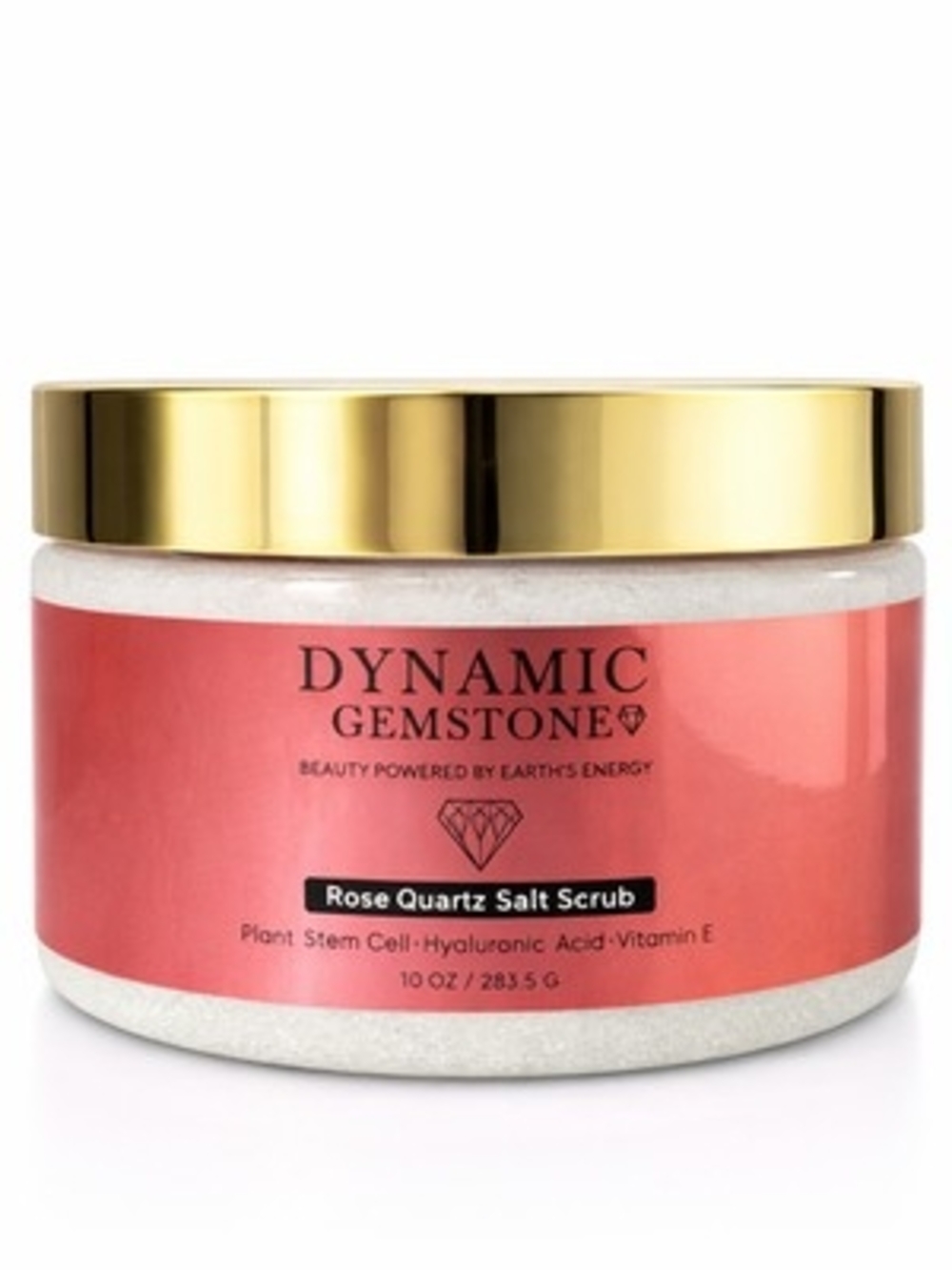 Dynamic Gemstone Rose Quartz Salt Scrub - Pink Exfoliant